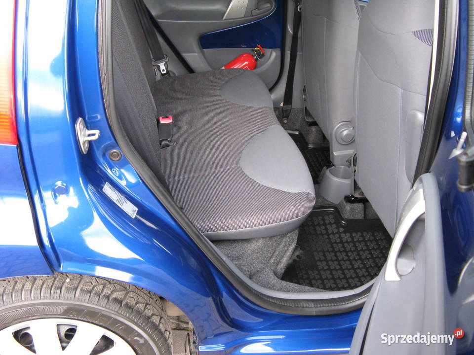 Śliczny 5Drzwi Klimaelektryka Aygo Piękny kolor isofix Czechówka