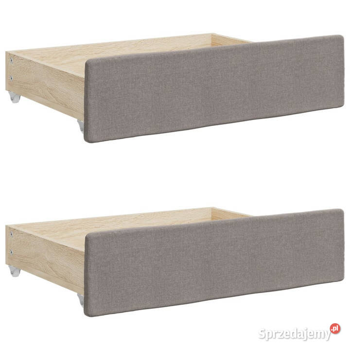 Szuflady pod łóżko 2 kolor taupe WM833913