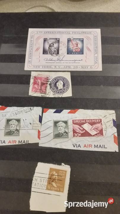 znaczki usa duza kolekcja Filatelistyka