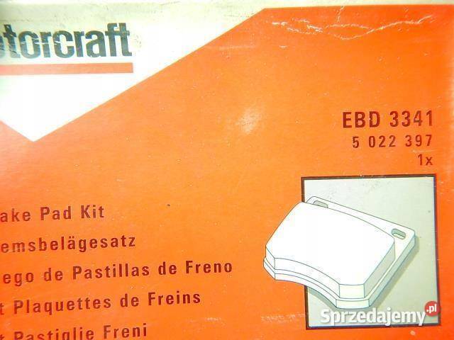 KLOCKI HAMULCOWE PRZÓD FORD TRANSIT 7192