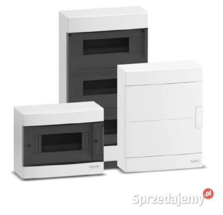 Gotowa rozdzielnia Schneider 18mod natynkowa Zabezpieczenia i rozdzielnice dolnośląskie Świdnica