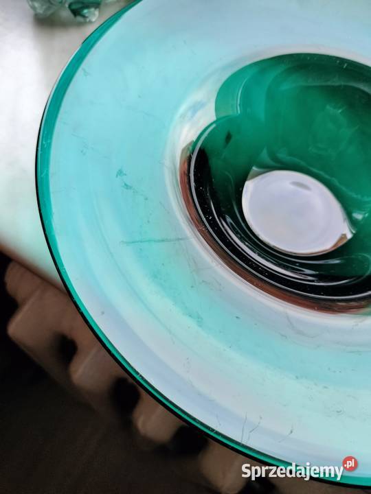 Patera talerz morski kolor szklo 28