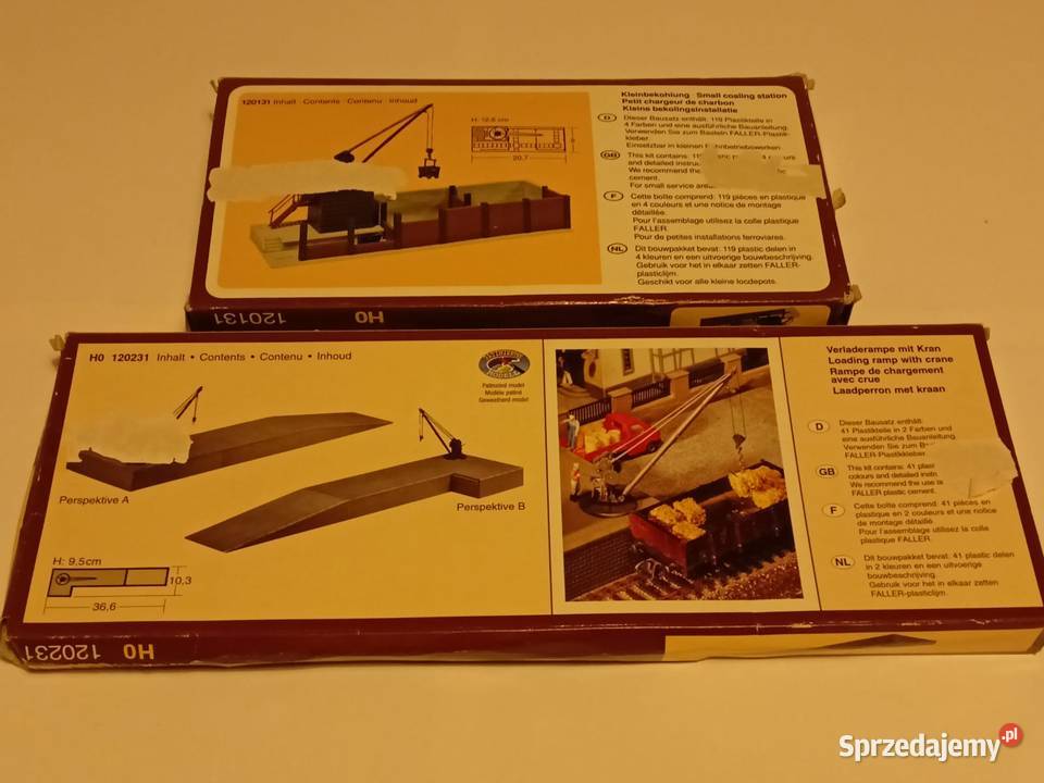 FALLER 5 modeli plastikowych skala HO lubelskie