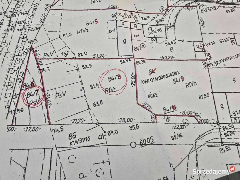 Działka budowlana w Radzynach 2036m2 prąd Radzyny