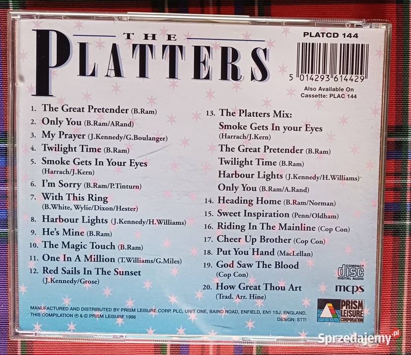 The Platters 20 Greatest Hits CD pop Kraków