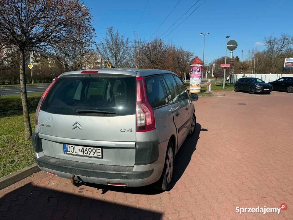 Citron c4 grand picasso 18 benzyna uszkodzony Poznań