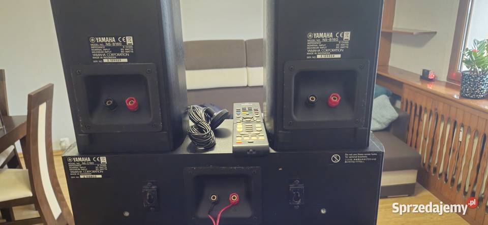 Amplituner Yamaha RXV479 z kolumnami łódzkie Łódź sprzedam