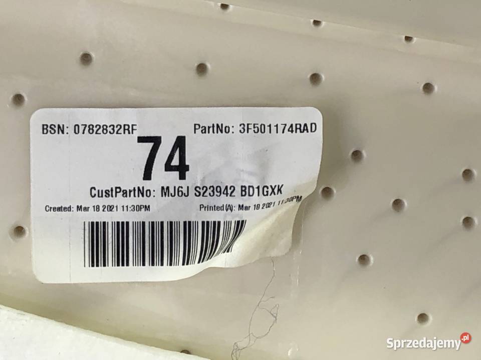 BOCZEK DRZWI PRAWY PRZÓD FORD ESCAPE IV