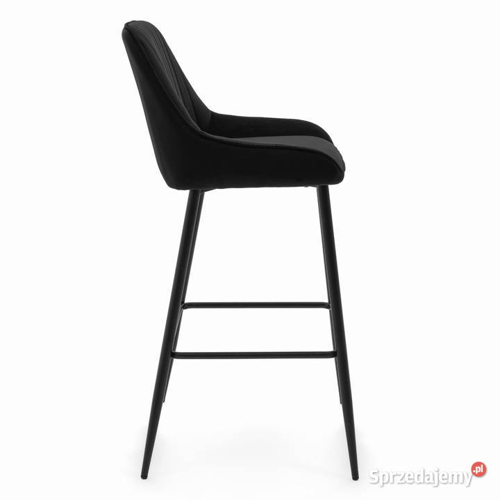 Czarny Hoker Tapicerowany Passo Wysyłka 24H Tarchały Małe