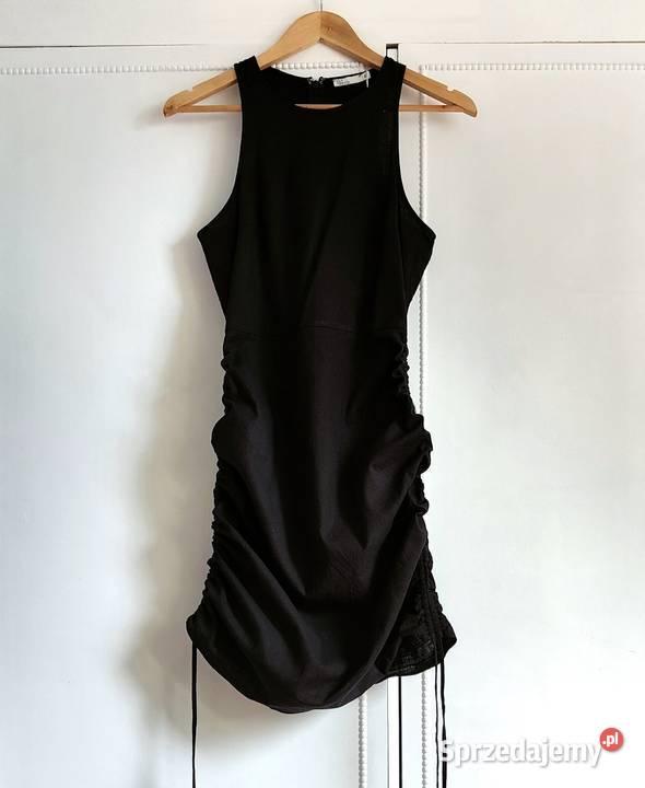 Czarna sukienka Nelly 42 XL 40 L bawełna czerń Ołówkowa  Spódnice i sukienki zachodniopomorskie Szczecin