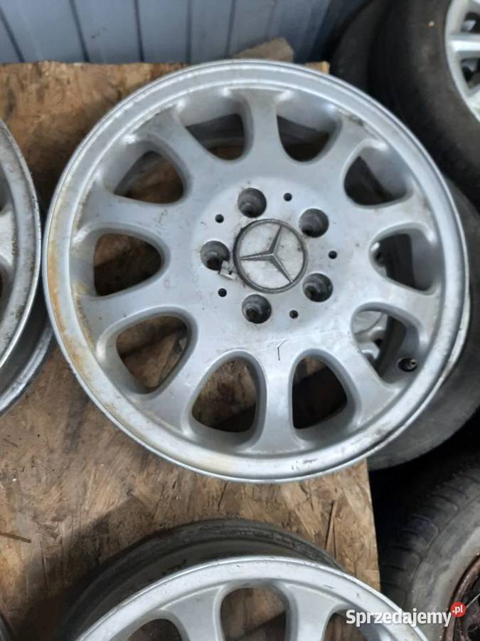 Mercedes komplet 4 sztuk alufelg R16 5x112 Średnica 16" Ksawerów