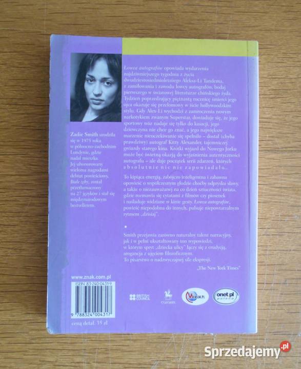 Zadie Smith Łowca autografów