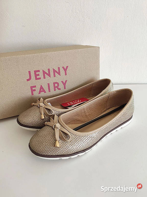 Baleriny Jenny Fairy złote Olsztyn