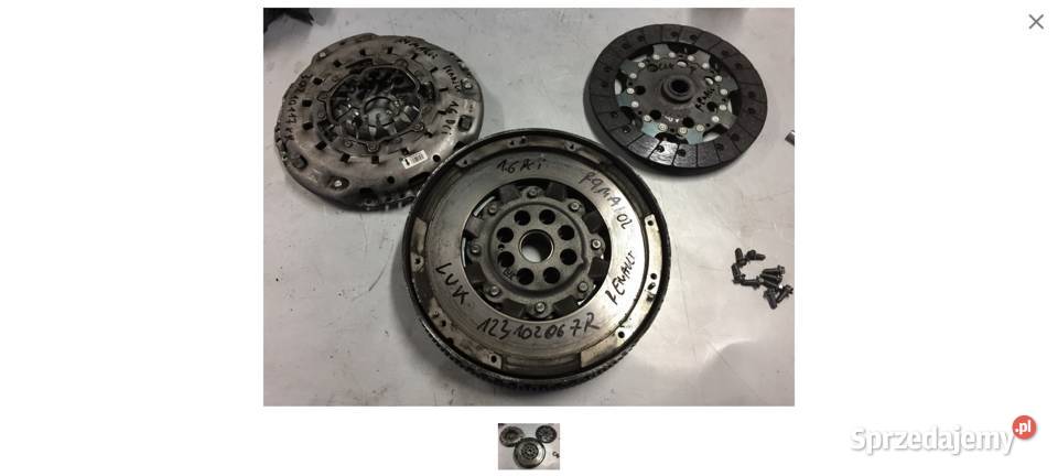 sprzegło komplet 123102067R renault megane 16dci Jelcz-Laskowice