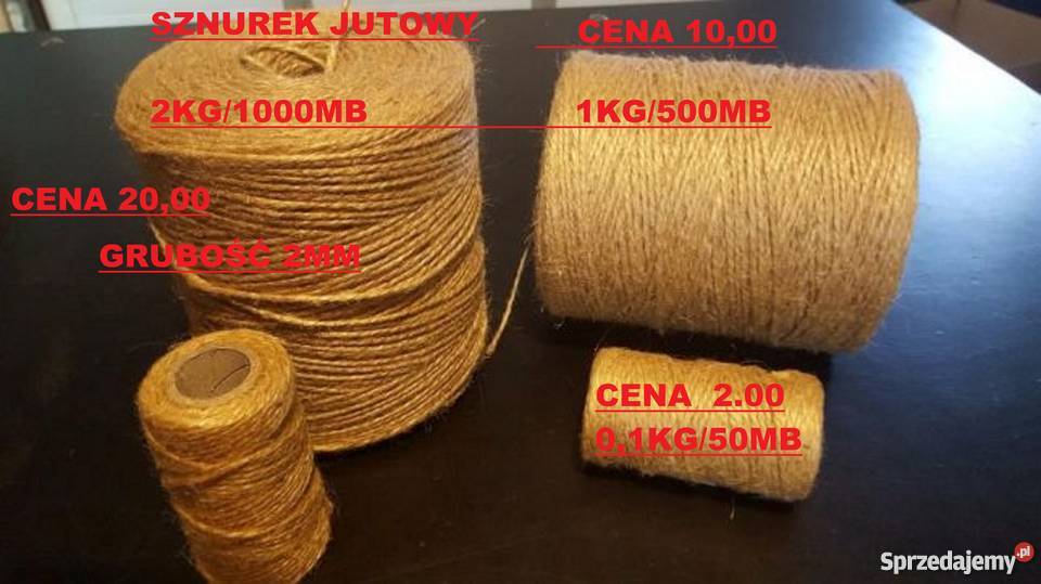 Lina jutowa 20mm100metrówlina Wieliczka