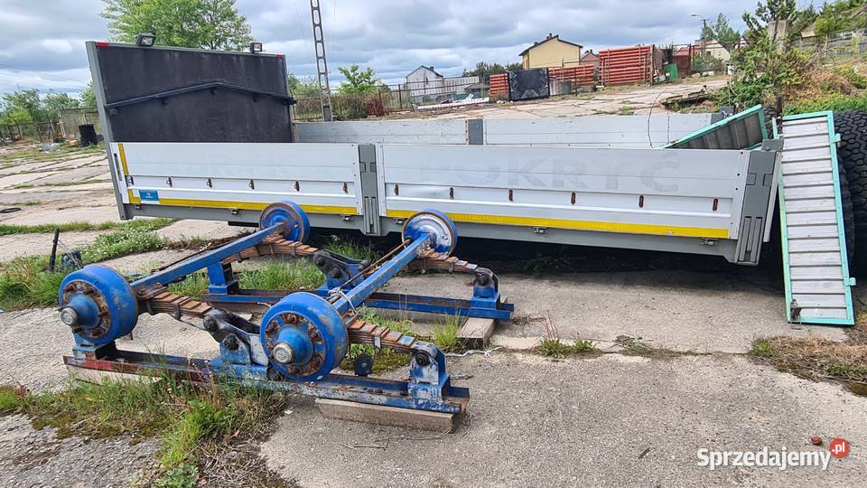 Przyczepa 5 m aluminiowe burty tandem hamulec burtowe świętokrzyskie Ostrowiec Świętokrzyski