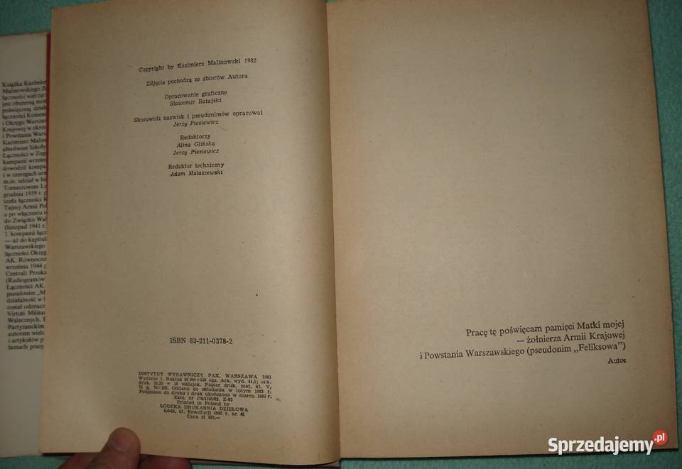 Żołnierze Łączności Walczącej Wwy Pozostałe Warszawa