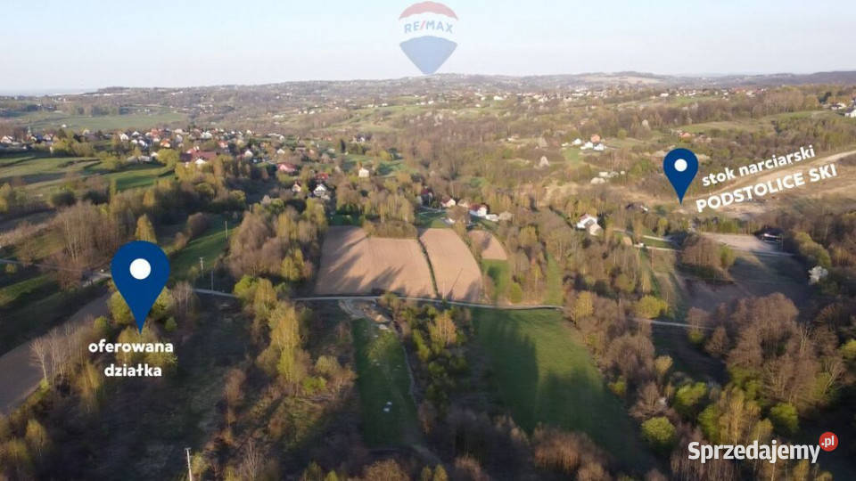 DZIAŁKA 5500 m PODSTOLICE GMINA WIELICZKA małopolskie