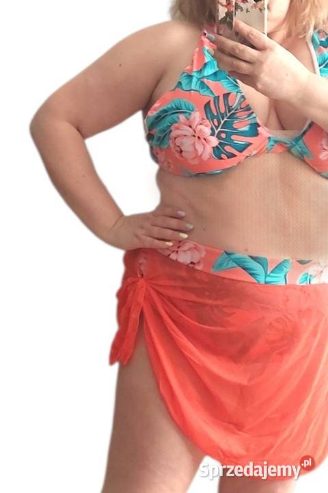Stój kąpielowy dwuczęściowy plus size 52 54 że