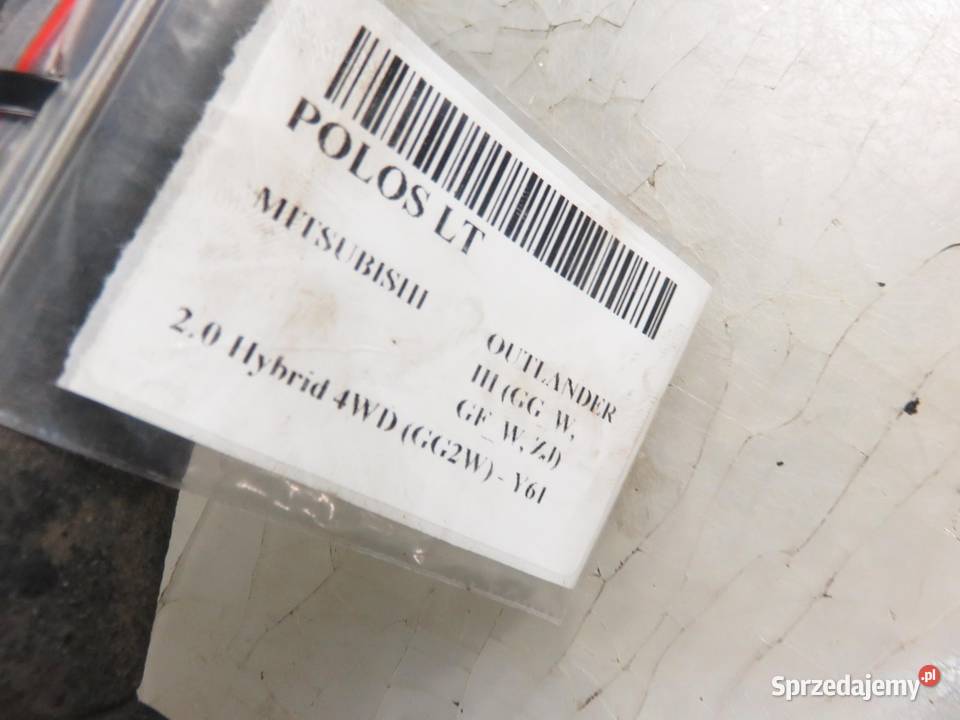 PÓŁOŚ LEWA TYLNA MITSUBISHI OUTLANDER III 20 osobowe