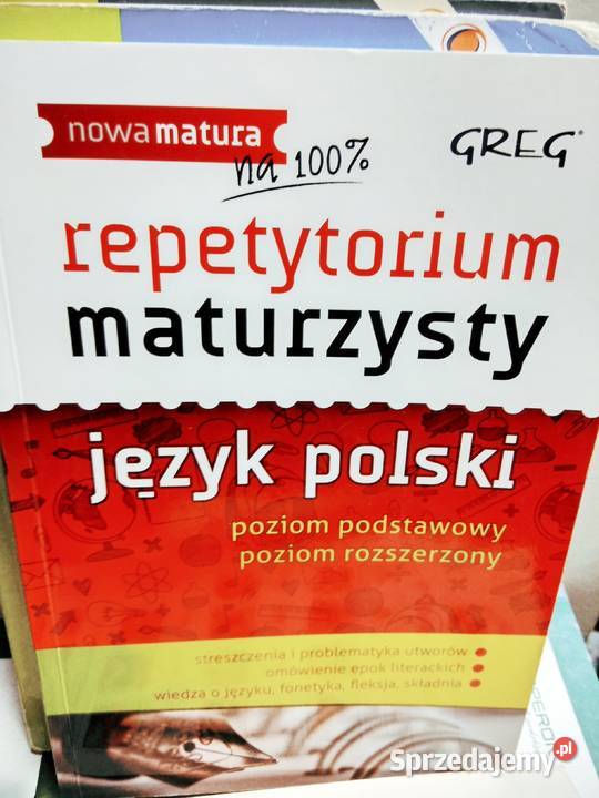 Repetytorium maturalne Greg polski outlet mazowieckie Warszawa