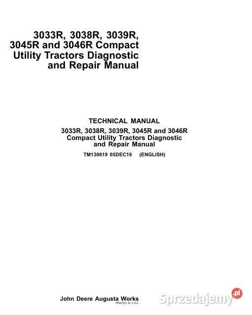 John Deere 3033R 3038R 3039R 3045R 3046R świętokrzyskie Kielce