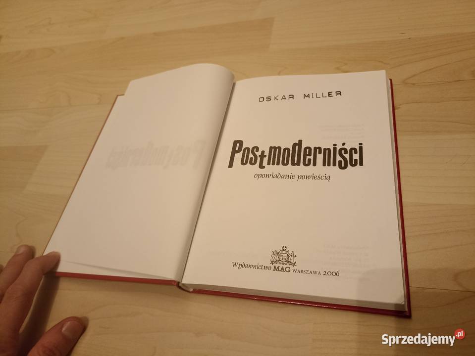 Oskar Miller Postmoderniści wyd MAG Kraków sprzedam