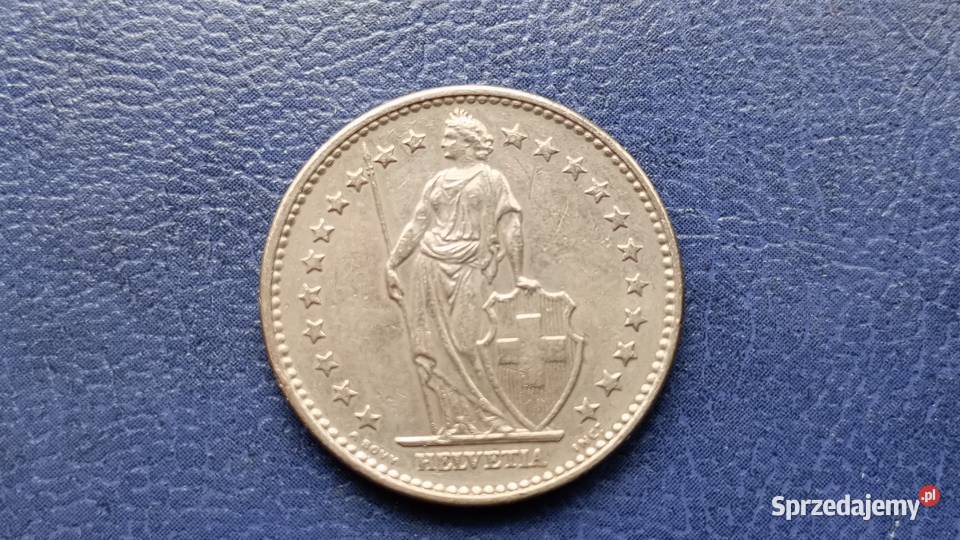 Stare monety 2 frank 1968 Szwajcaria Lesko sprzedam