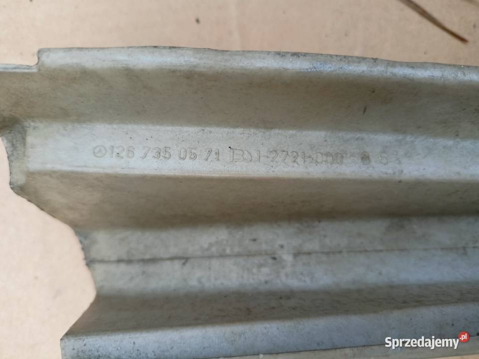 Mercedes W126 listwy wokół szyb drzwi kremowe Wyposażenie wnętrza