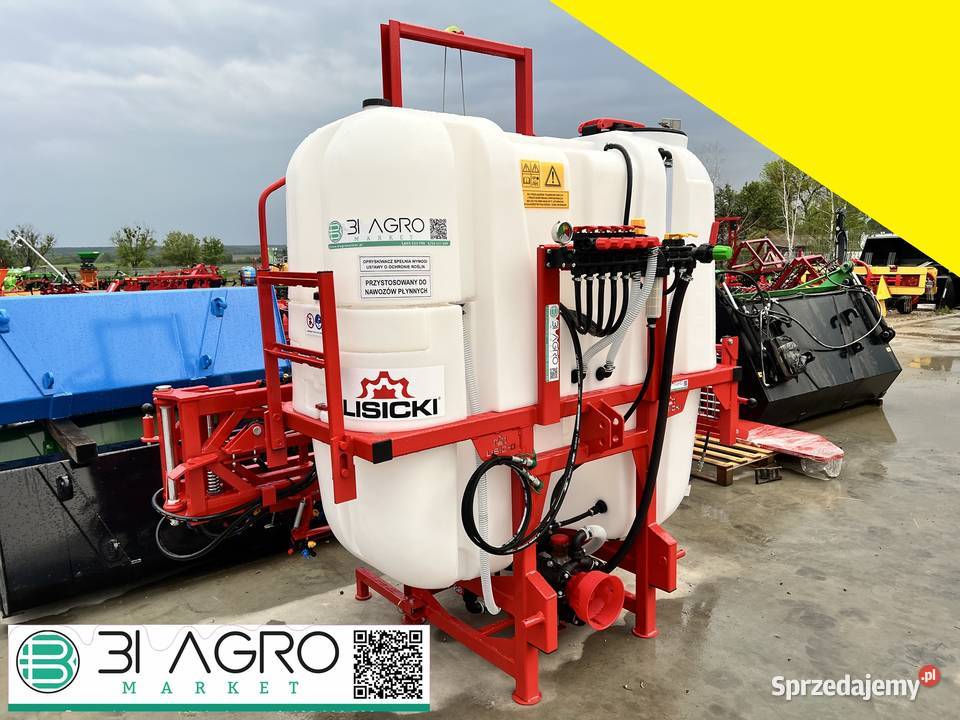 Opryskiwacz polowy LISICKI 1000l 15m Biardzki nieuszkodzony Zwoleń
