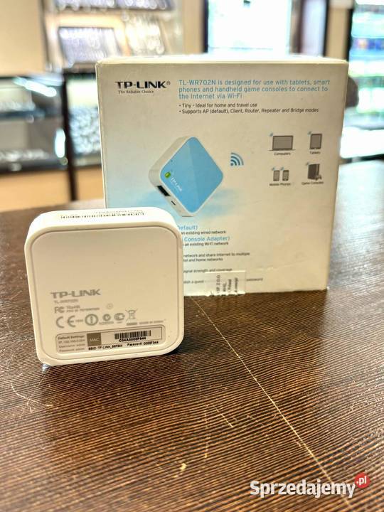 Router TPLink TLWR702N 80211n WiFi 4 Elbląg sprzedam