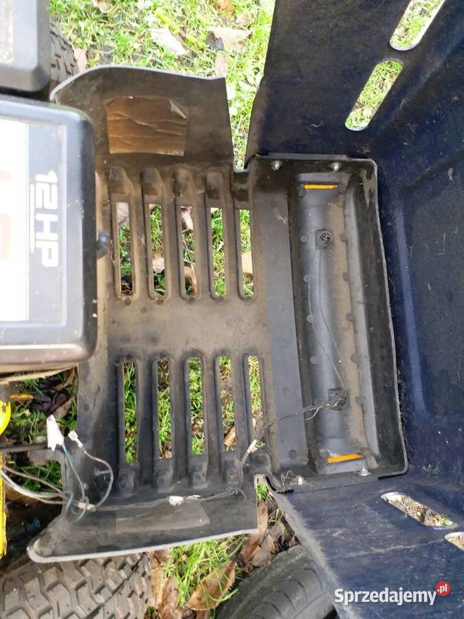 Grilgrill czarny traktorka kosiarki