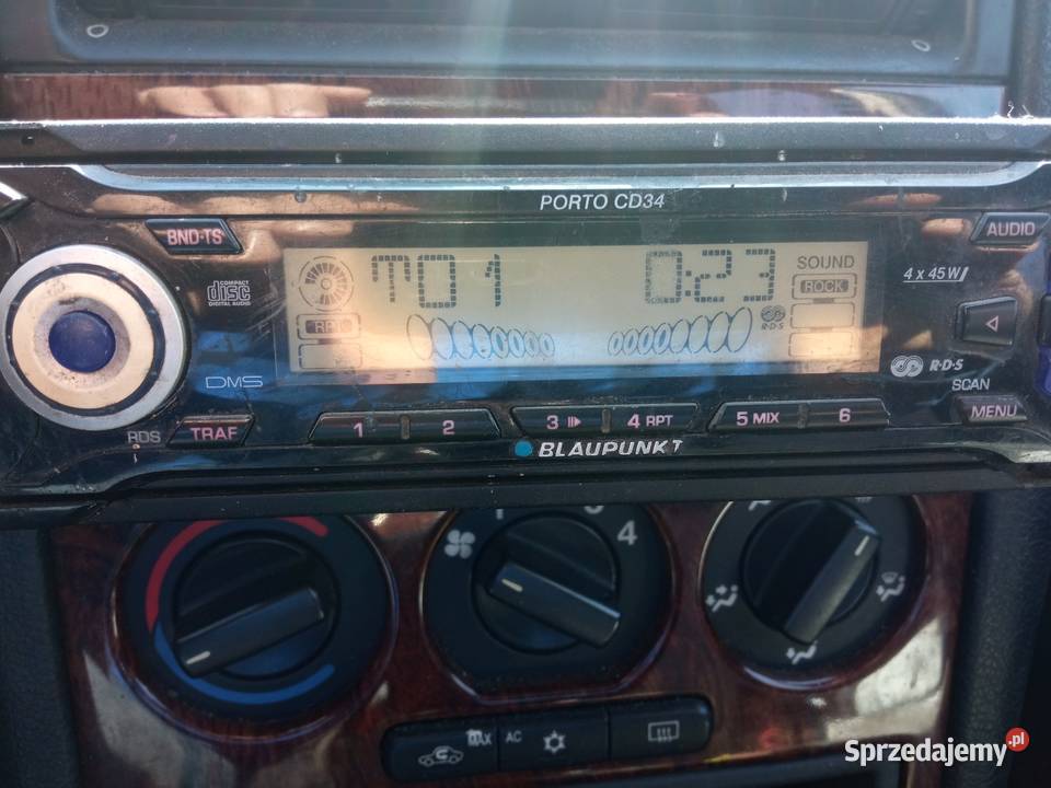 Radio samochodowe Blaupunkt CD34 4x45 Wat RDS CD Posługowo