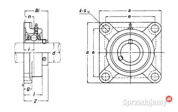 Zespół łożyskowy UCFX UCFX10SKF Kamionna