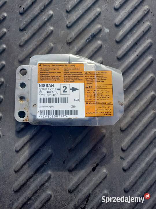 Sterownik sensor moduł airbag nissan primera P12 zachodniopomorskie Szczecin