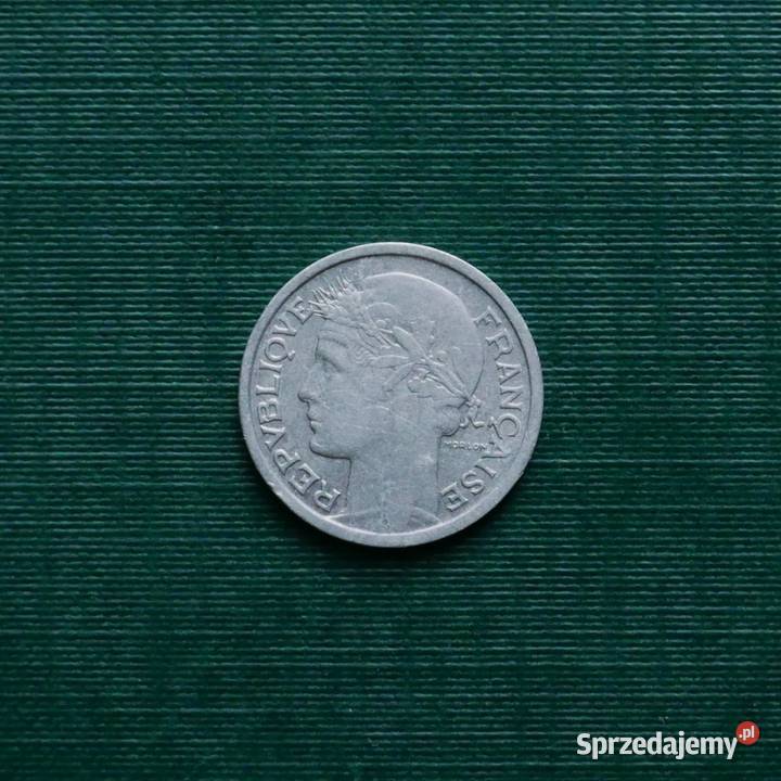 FRANCJA 1 frank 1948r Bez znaku menniczego Gliwice