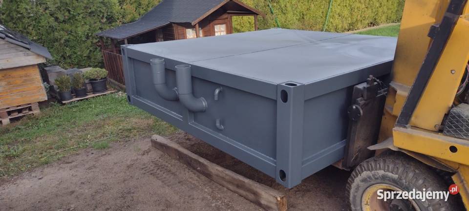 Kontener mieszkalny sanitarny szambo kontenerowe 15m2