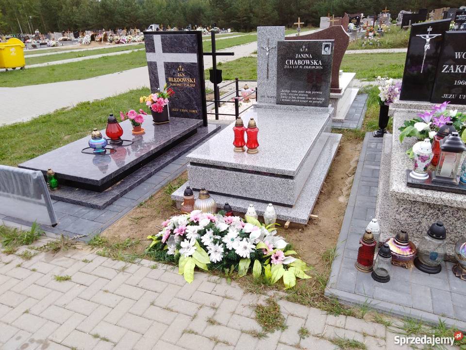 Nagrobki granitowe nowoczesne wzornictwo Białystok