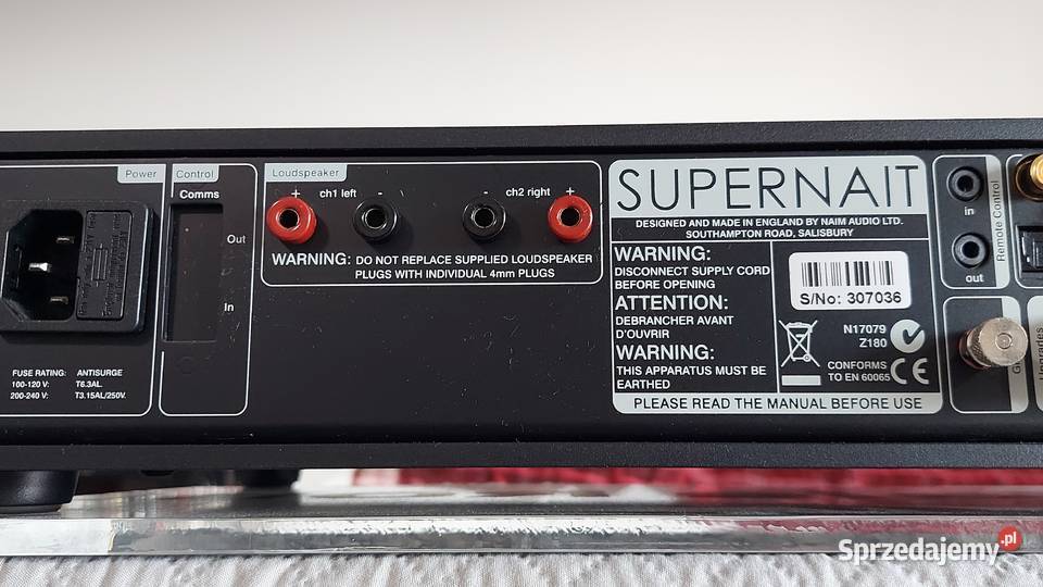 Wzmacniacz NAIM SUPERNAIT 1 Warszawa