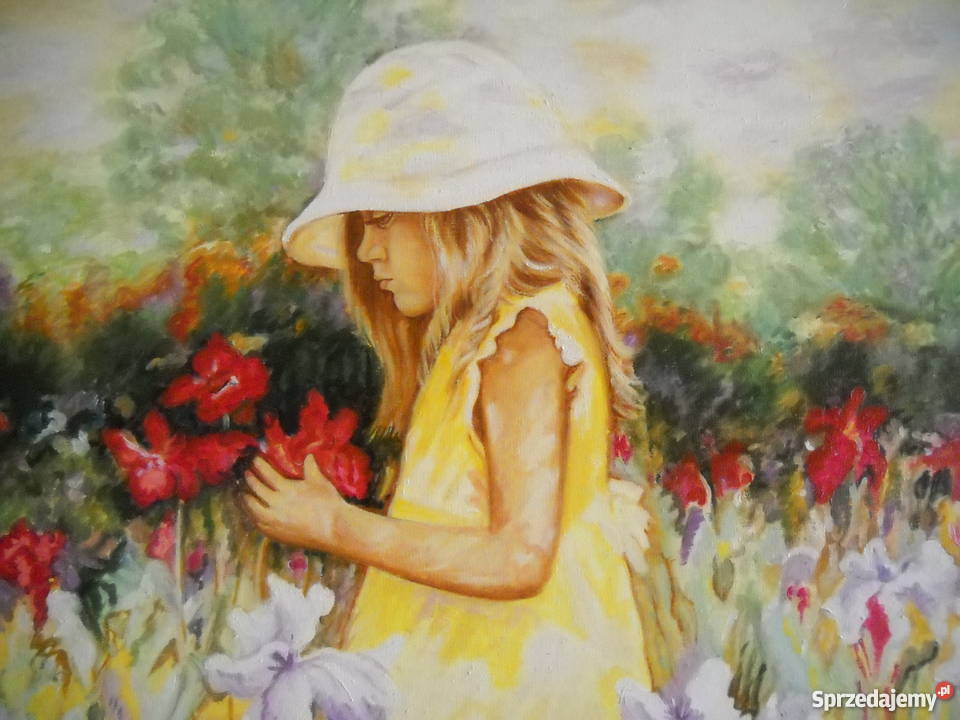 Obraz ptDziewczynka 80x60 Malarstwo