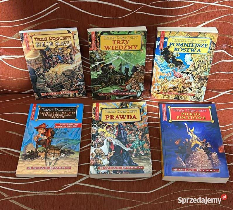 Świat Dysku Terry Pratchett 6 książek Poznań sprzedam