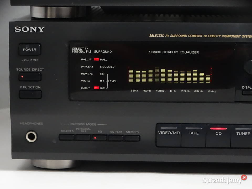 Wieża SONY LBTA590 Wzmacniacz TAA590 Tuner Elektronika Biłgoraj