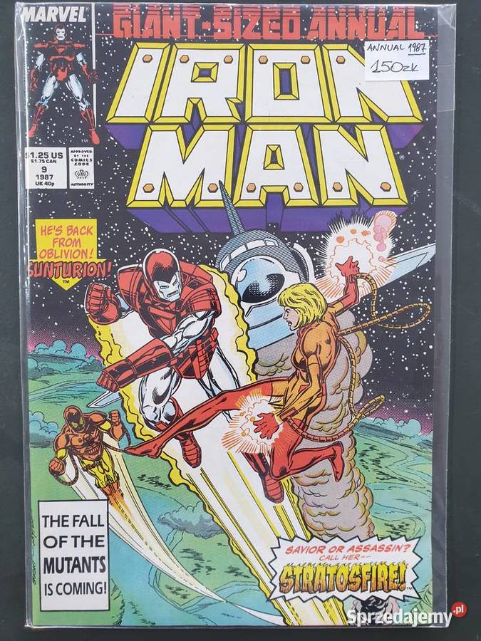 Iron Man Annual 19871990 2 komiksy Marvel USA Amerykańskie