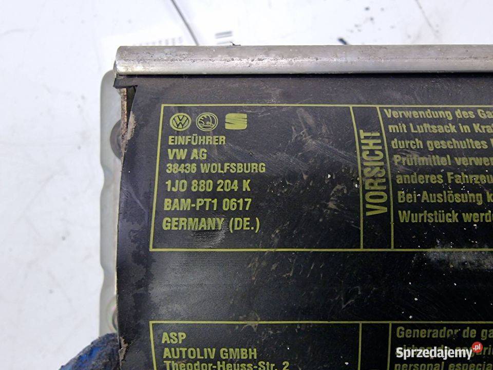 PODUSZKA AIRBAG SEAT LEON 1J0880204K kujawsko-pomorskie