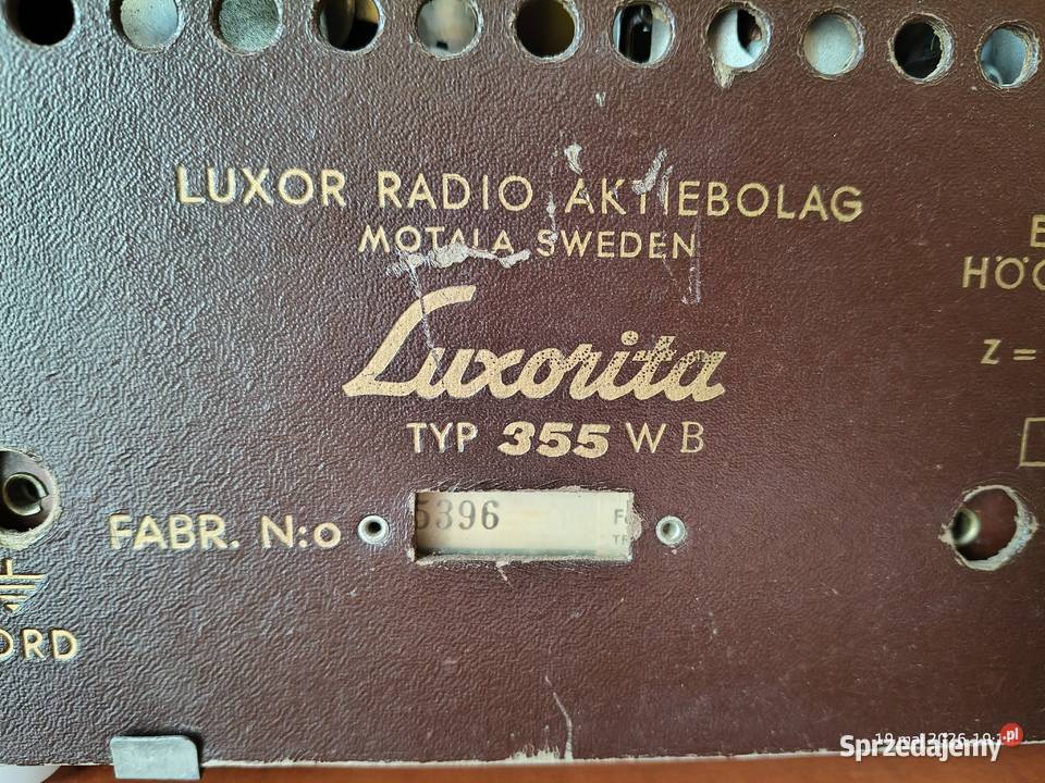Radio Luxorita 355 WB małopolskie Kraków