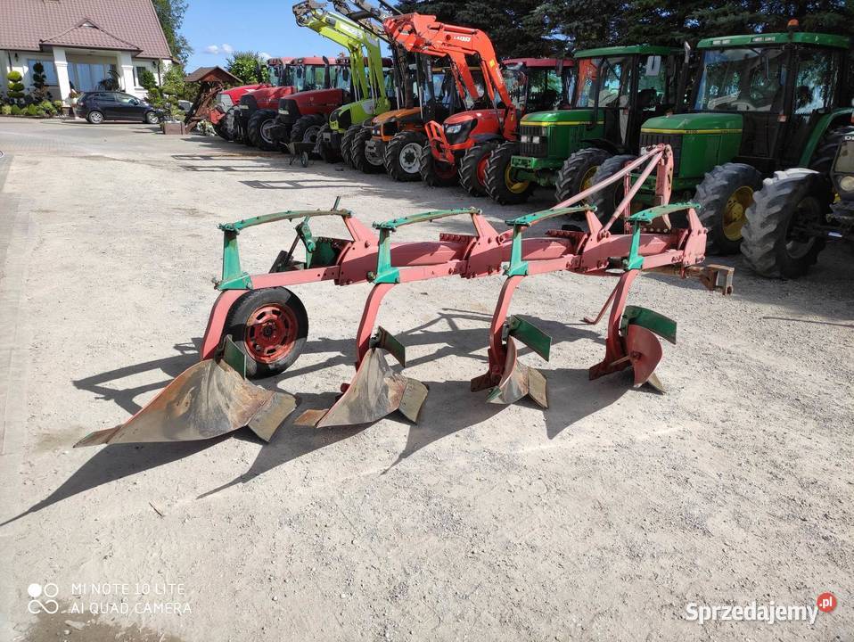 Pług 4 skibowy zagonowy Kverneland resor 16 4x40 Radom