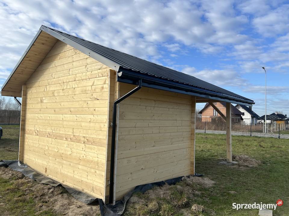 DOMEK DREWNIANY DZIAŁKOWY CELOZJA 18 m2 Z Domki drewniane