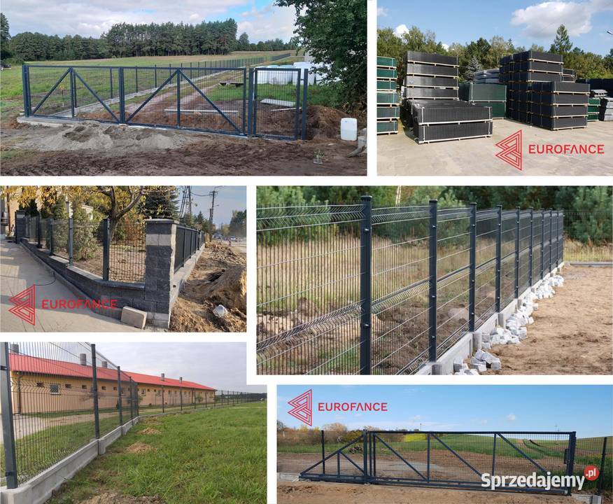 Panele Ogrodzenie panelowe 2D 3D Brama furtka