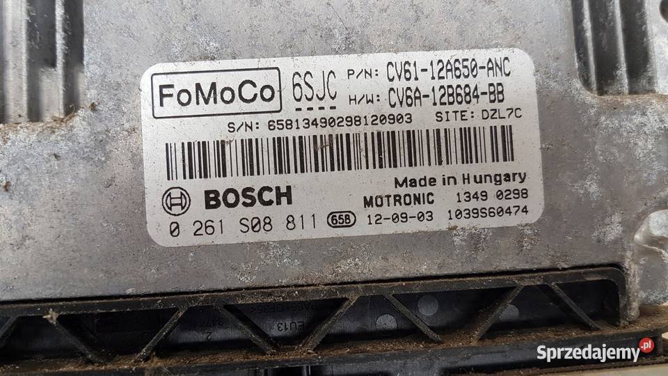 KOMPUTER STEROWNIK 0261S08811 CV6112A650ANC K7 Układ elektryczny silnika Międzychód