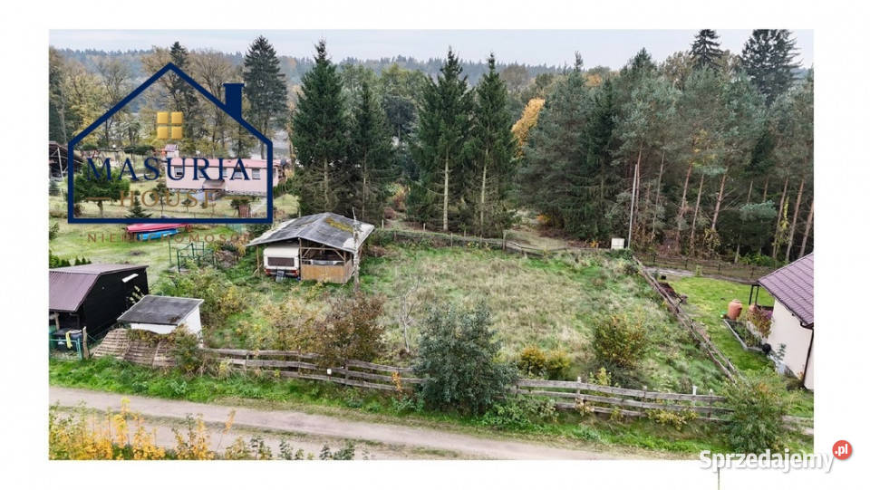 Działka rekreacyjna jeziorem Trupel